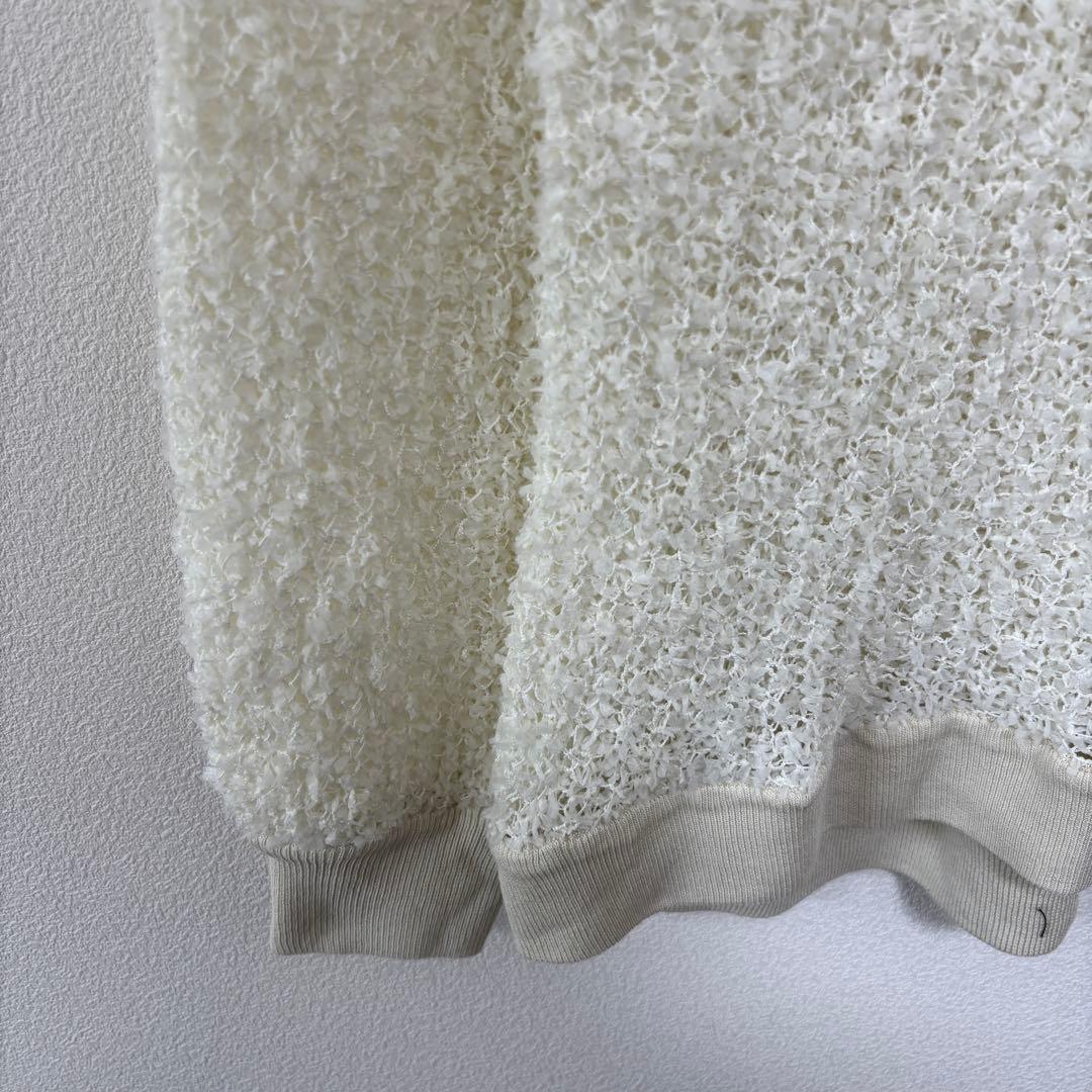 Wrapin nine シャギーシアーニットセーターサイズFクルーネックd714 7