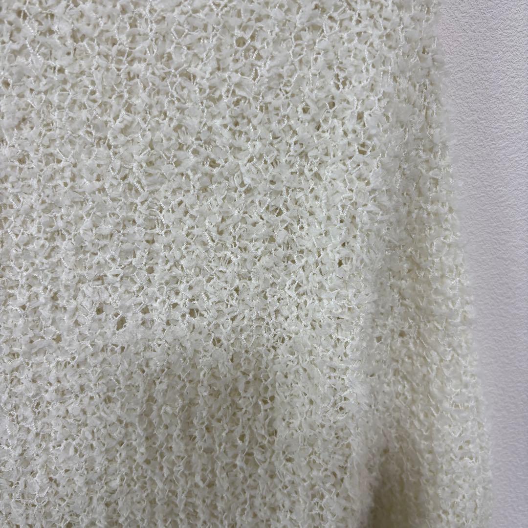 Wrapin nine シャギーシアーニットセーターサイズFクルーネックd714 9