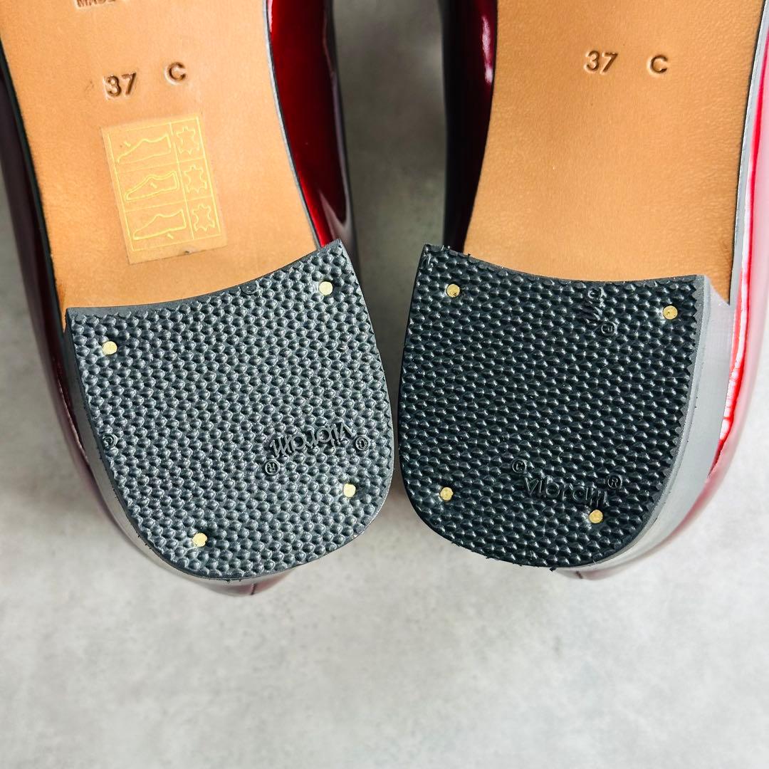 未使用級✨GUCCI ホースビット　パテントレザー　ローファー ボルドー 9