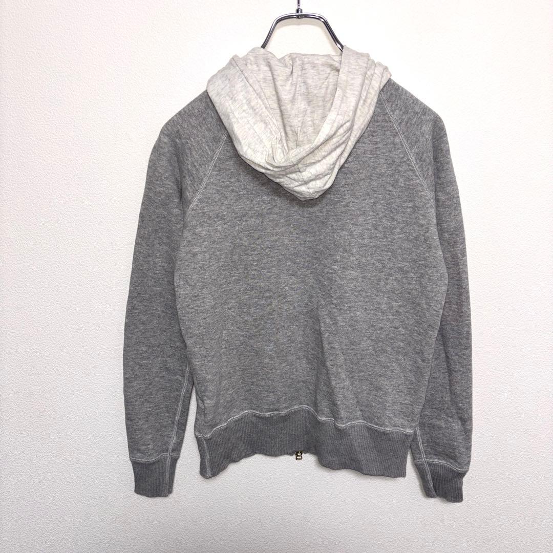 MACPHEE グレー フード付きダブルジップパーカー M日本製d691 11