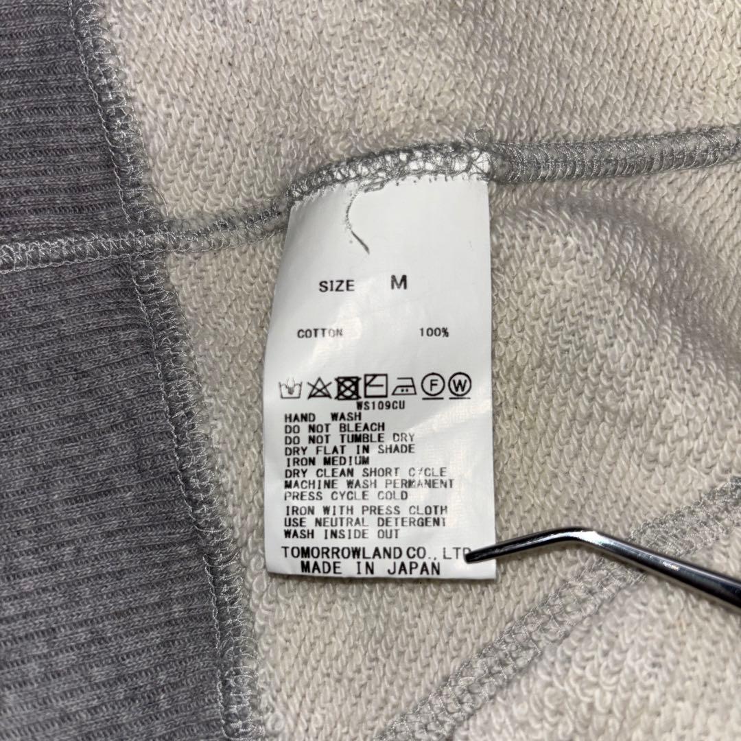 MACPHEE グレー フード付きダブルジップパーカー M日本製d691 17