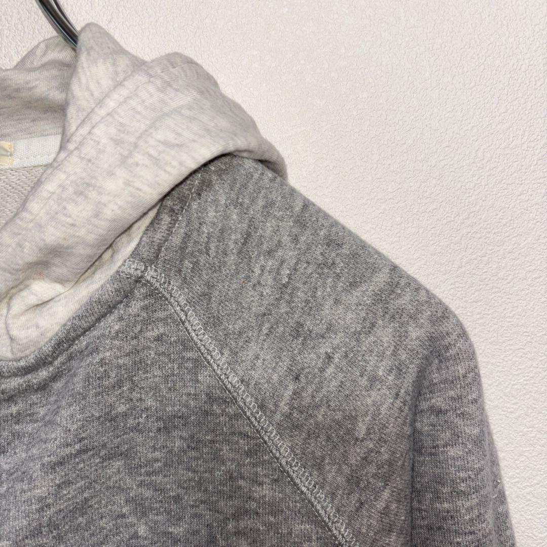 MACPHEE グレー フード付きダブルジップパーカー M日本製d691 7