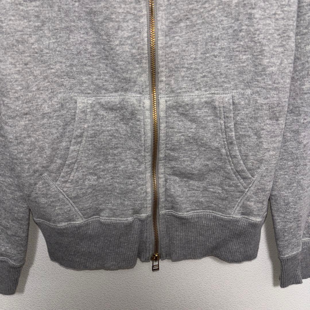 MACPHEE グレー フード付きダブルジップパーカー M日本製d691 10