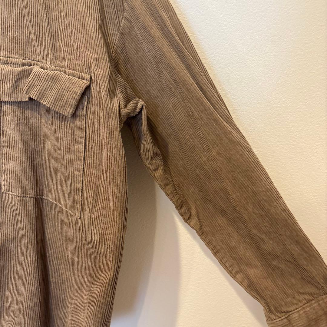 GU コーデュロイ ジャケット アウター　ブラウン 茶色　M メンズ　カジュアル 4