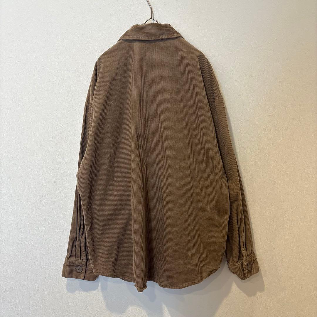 GU コーデュロイ ジャケット アウター　ブラウン 茶色　M メンズ　カジュアル 5