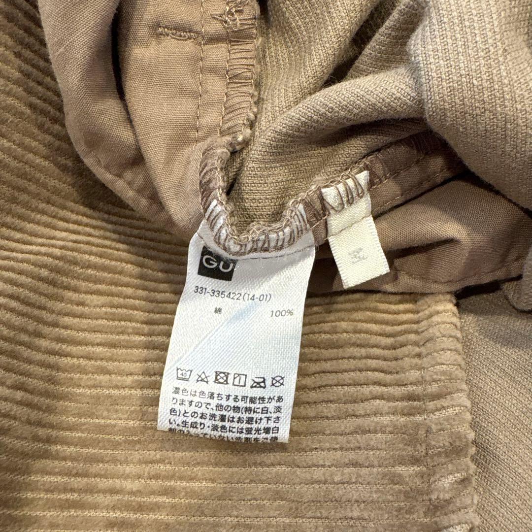 GU コーデュロイ ジャケット アウター　ブラウン 茶色　M メンズ　カジュアル 6