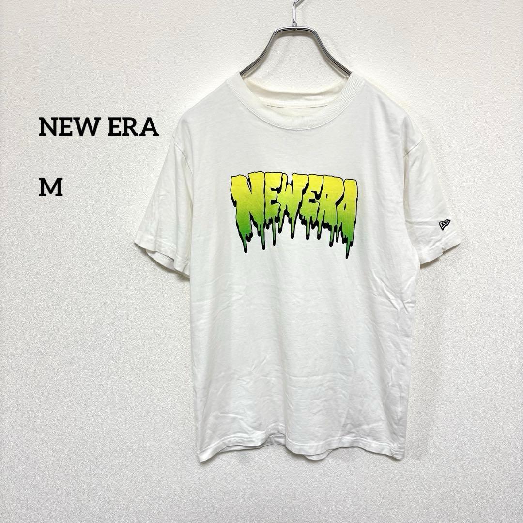 NEW ERA ニューエラグラフィックロゴTシャツ M ホワイトe060