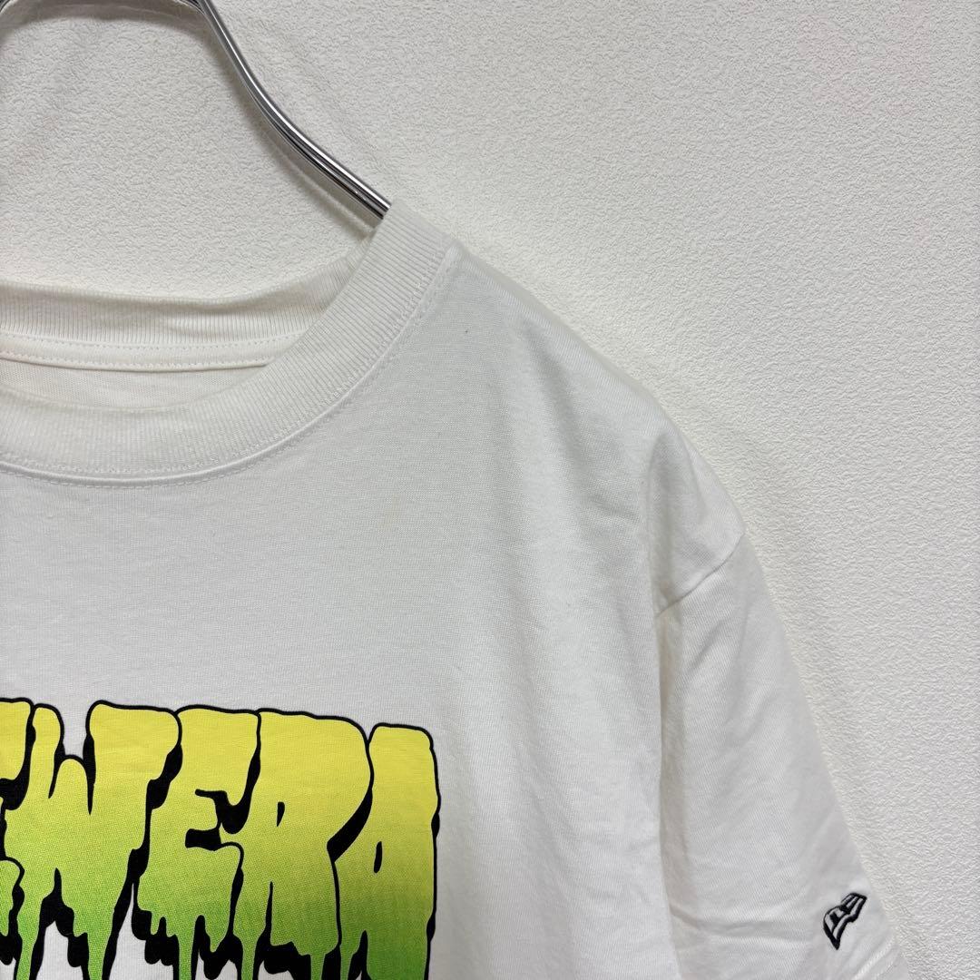 NEW ERA ニューエラグラフィックロゴTシャツ M ホワイトe060 7