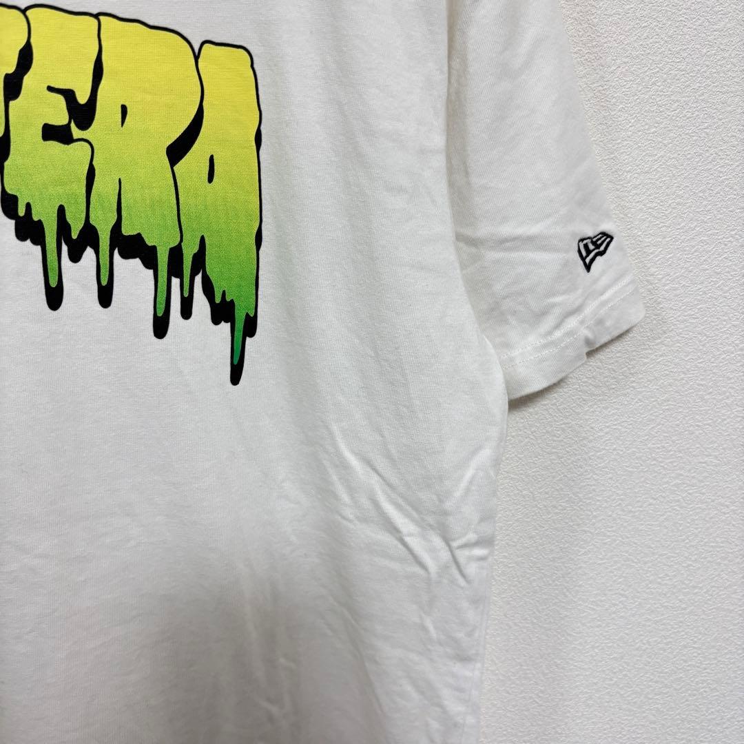 NEW ERA ニューエラグラフィックロゴTシャツ M ホワイトe060 8