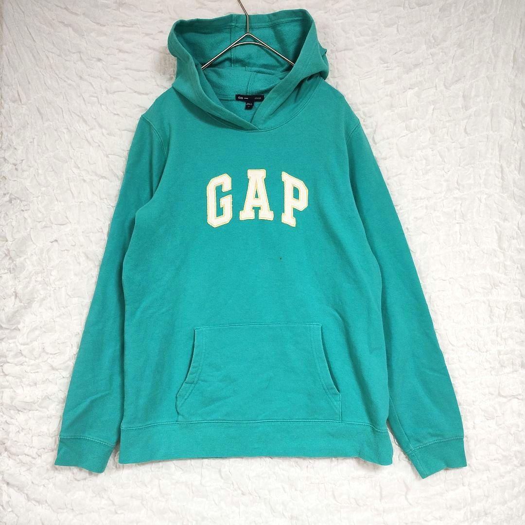 GAP ターコイズ パーカー M カジュアル シンプル