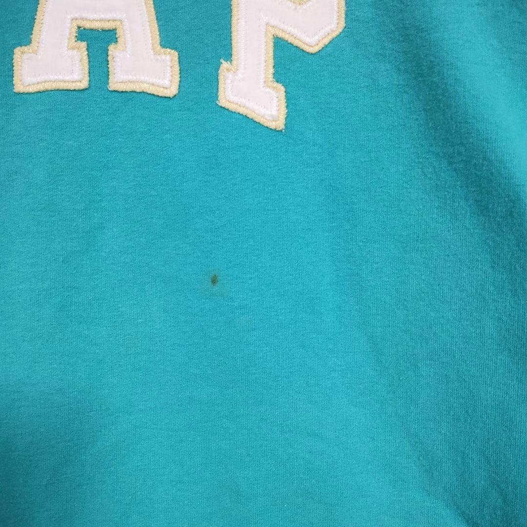 GAP ターコイズ パーカー M カジュアル シンプル 5
