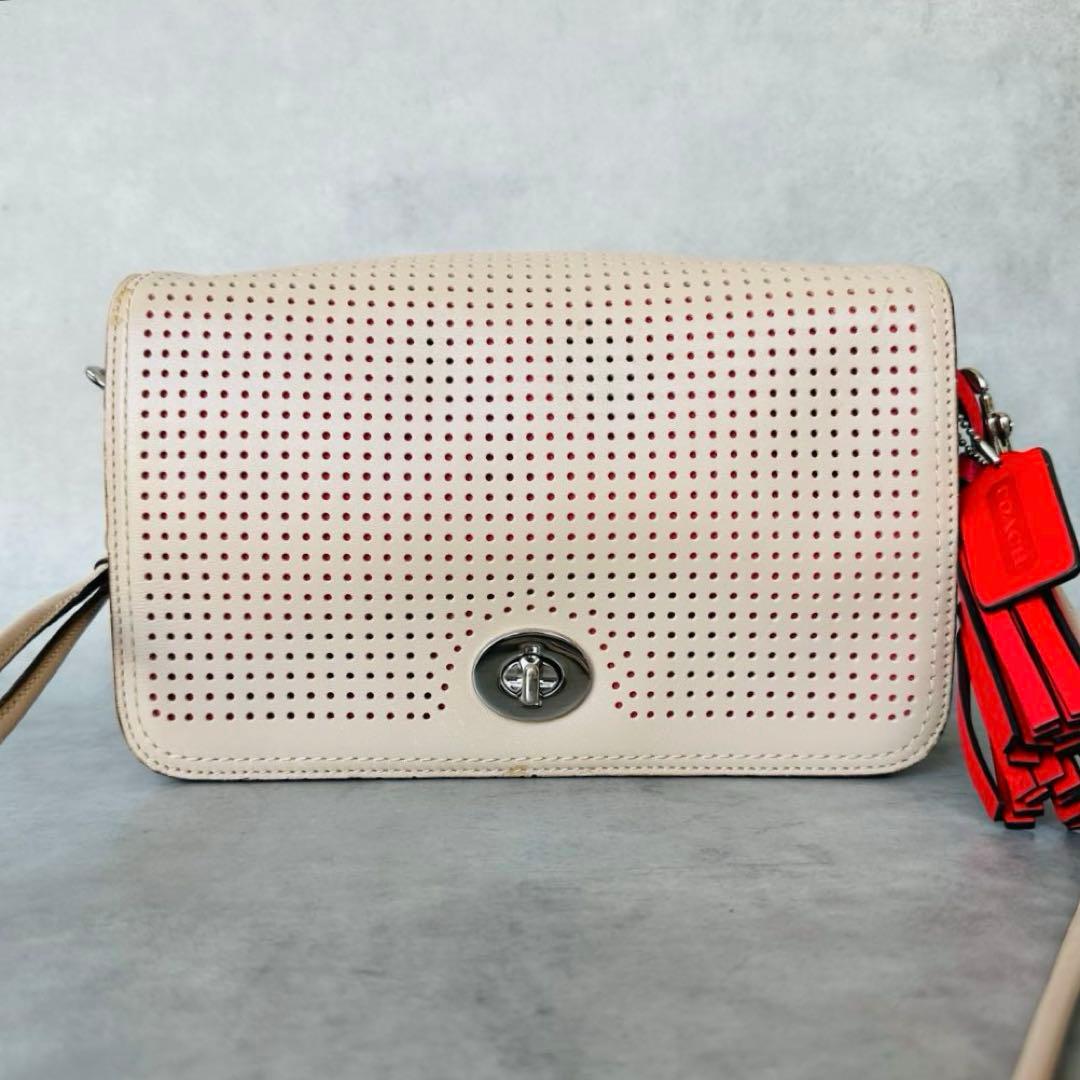 COACH Legacy Perforated Leather Penny 2