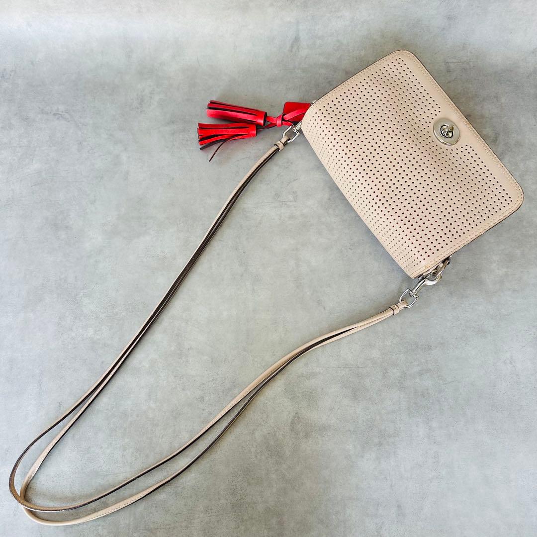 COACH Legacy Perforated Leather Penny 6