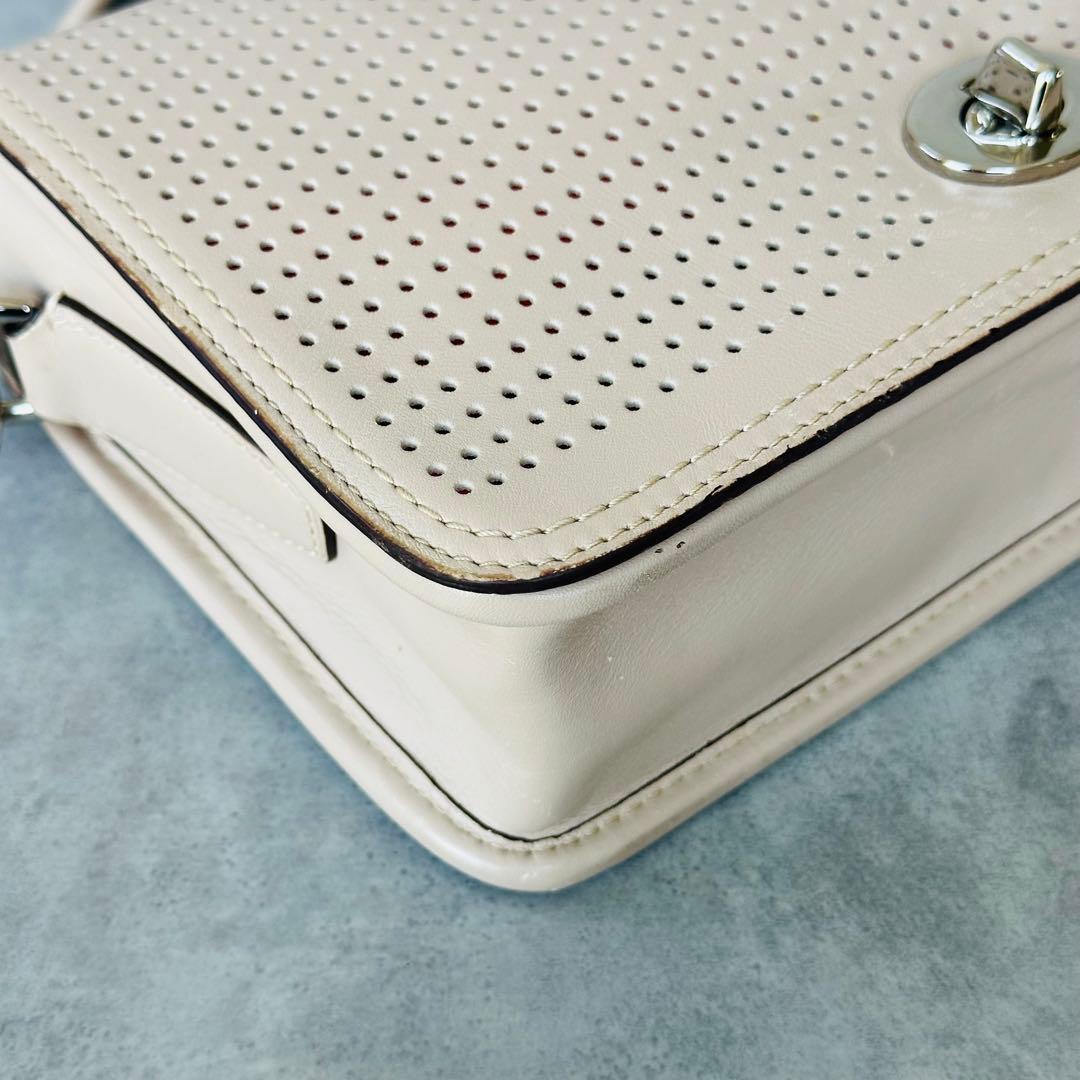 COACH Legacy Perforated Leather Penny 9