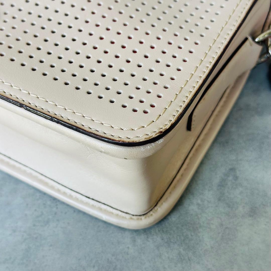 COACH Legacy Perforated Leather Penny 10