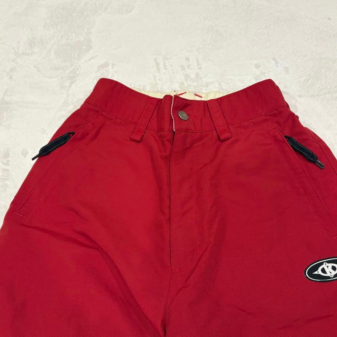 .キラーループ ナイロンパンツ ロゴ 赤 M ワイド　アウトドア　スノーボード 6