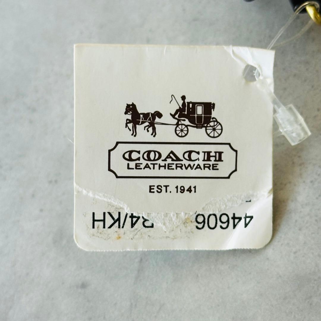 未使用✨Y2K COACH マディソン オプアート 二つ折り財布 ゴールド　黒 15