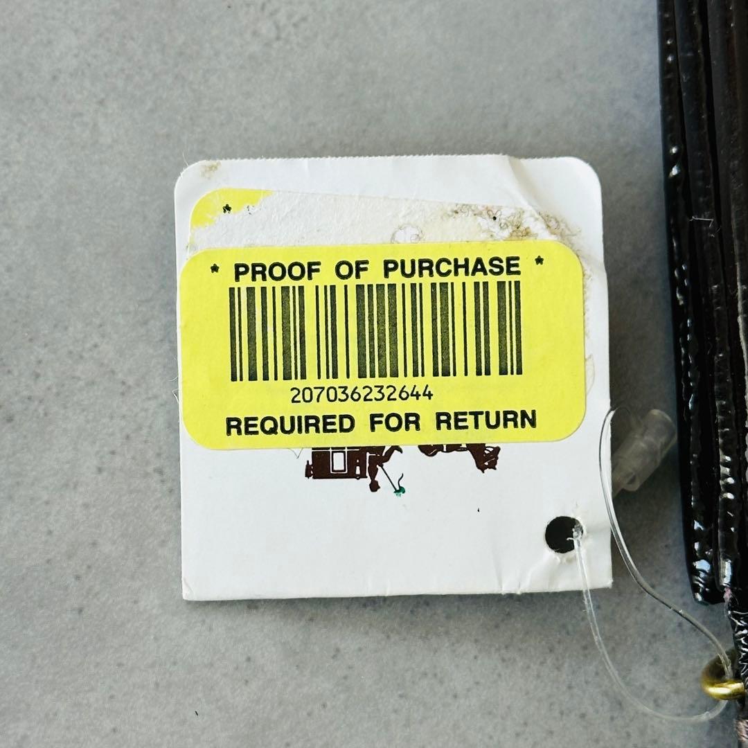 未使用✨Y2K COACH マディソン オプアート 二つ折り財布 ゴールド　黒 16