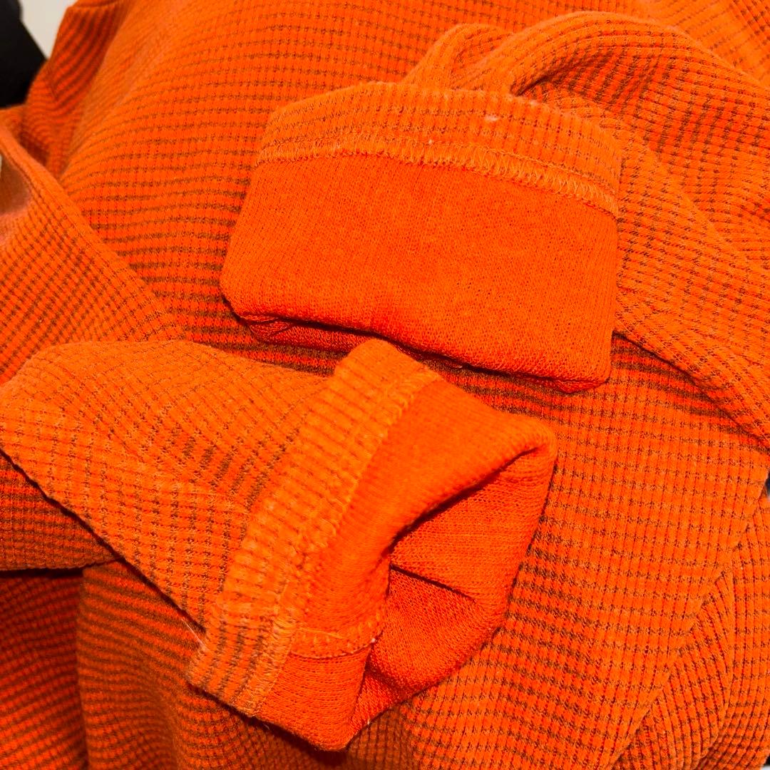 MICHELL ROSEE オレンジハイネック Lロングカットソー日本製d716 12