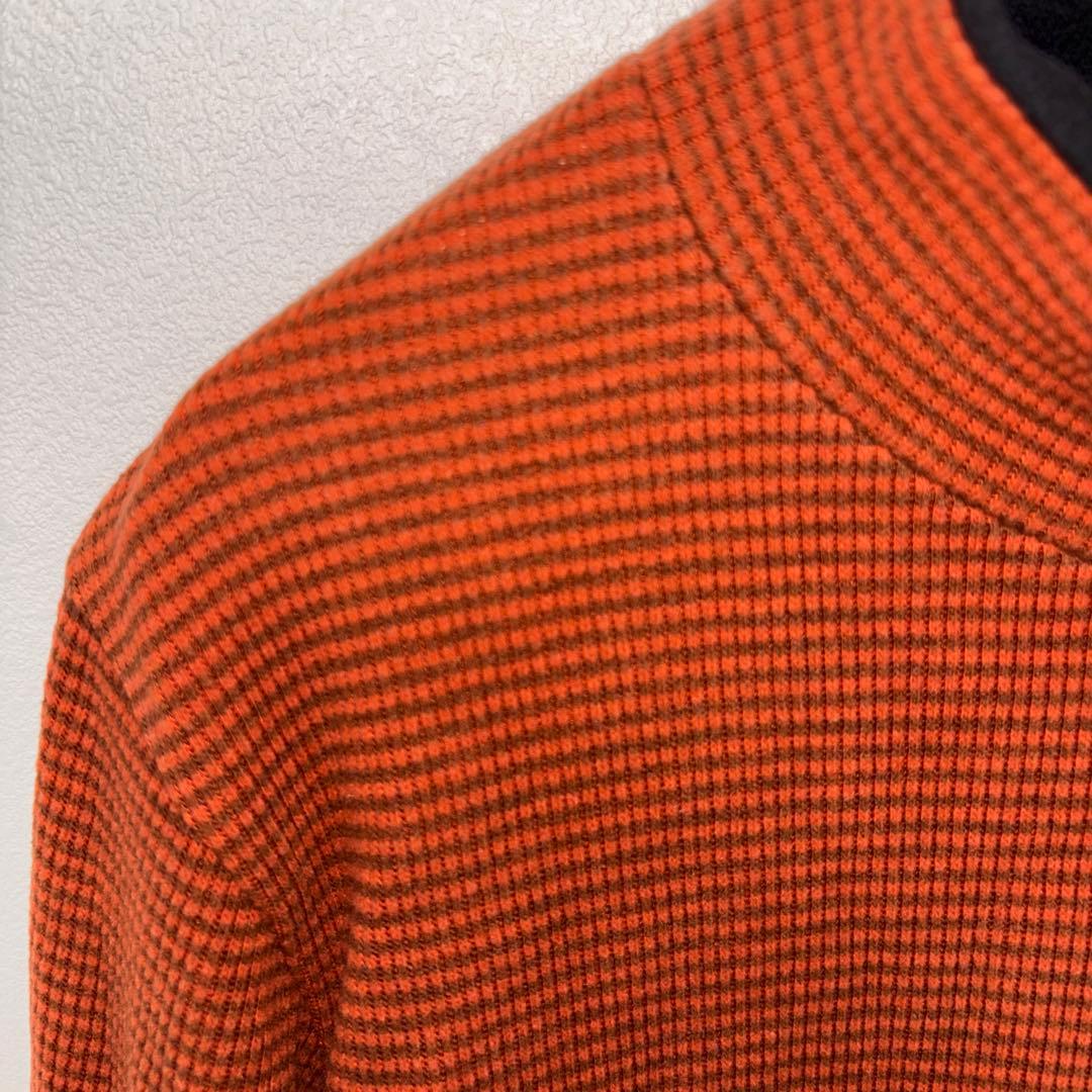 MICHELL ROSEE オレンジハイネック Lロングカットソー日本製d716 4