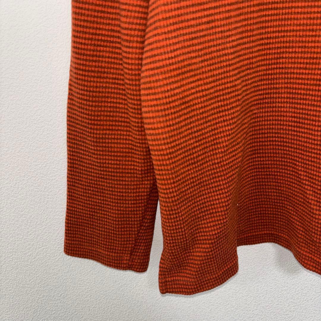 MICHELL ROSEE オレンジハイネック Lロングカットソー日本製d716 6