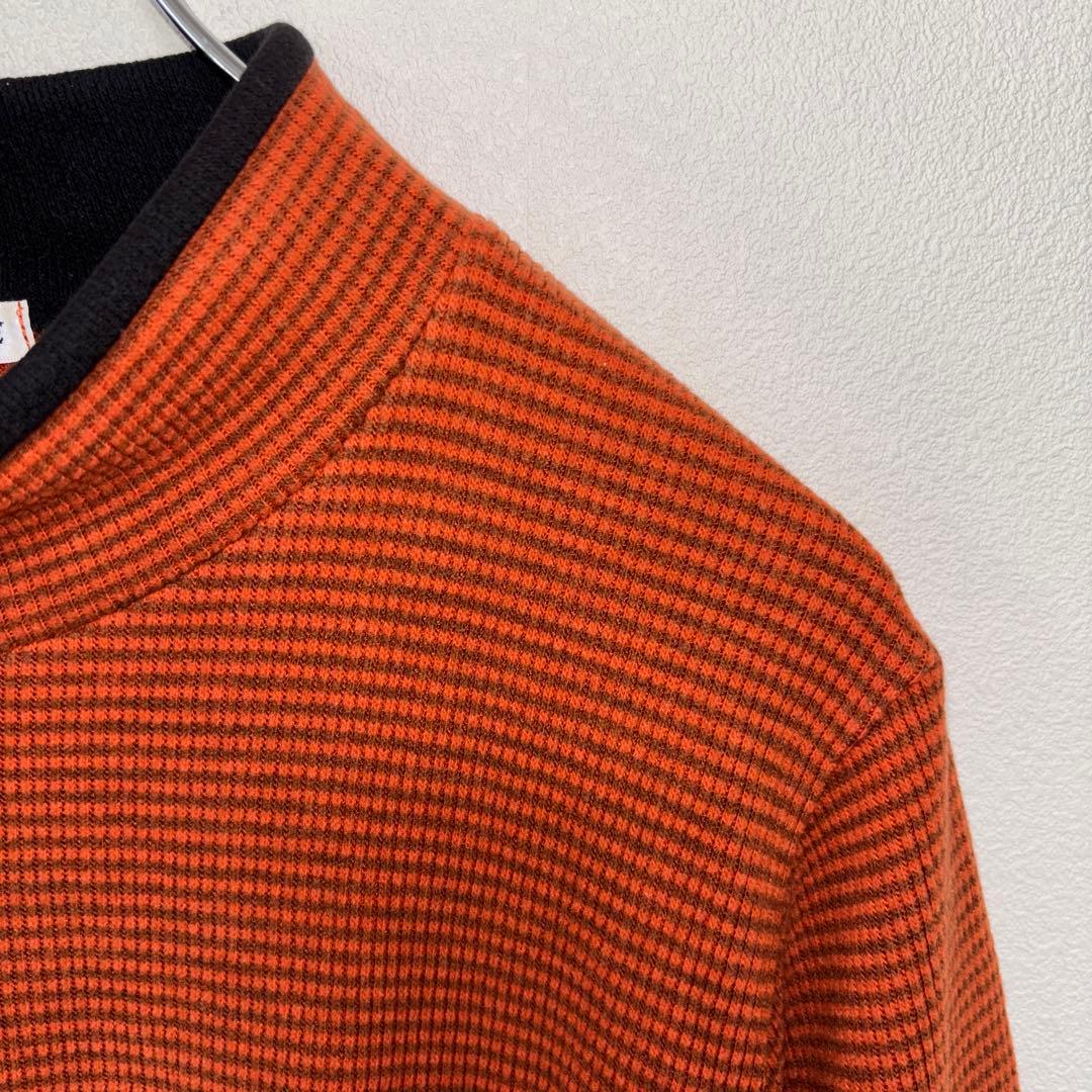 MICHELL ROSEE オレンジハイネック Lロングカットソー日本製d716 7