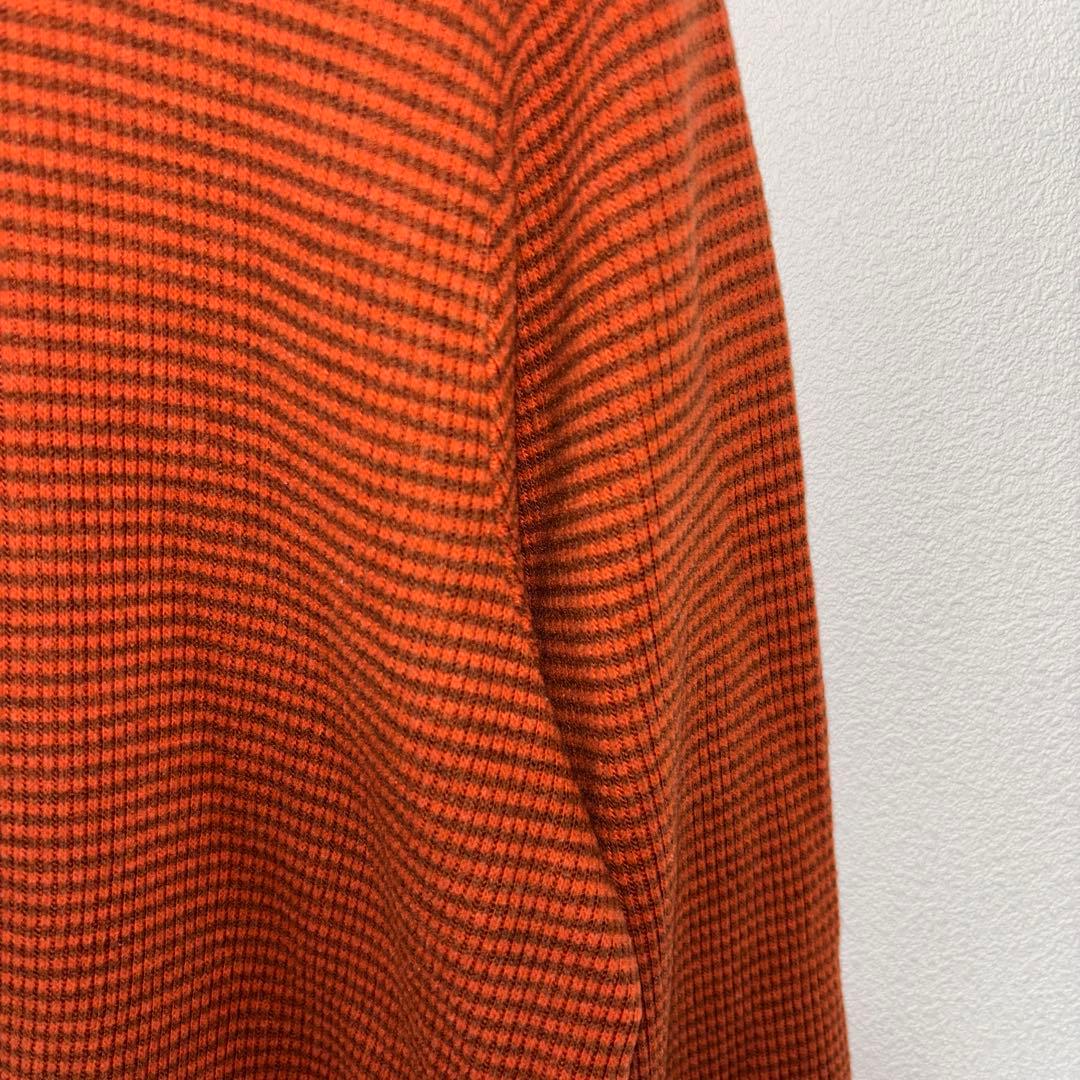 MICHELL ROSEE オレンジハイネック Lロングカットソー日本製d716 8