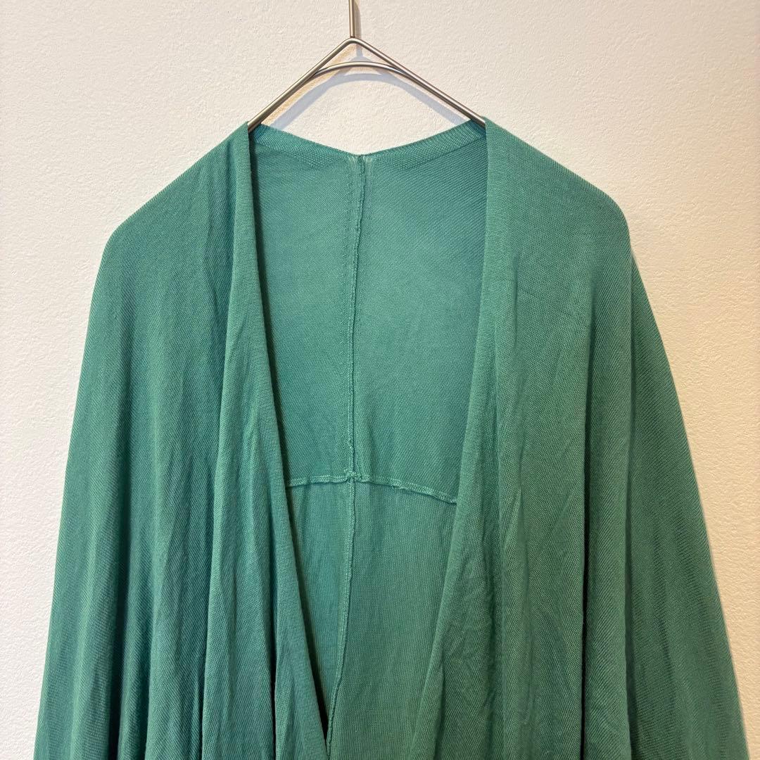 A day in the life 長袖カーディガン ドルマン 緑 グリーン 2