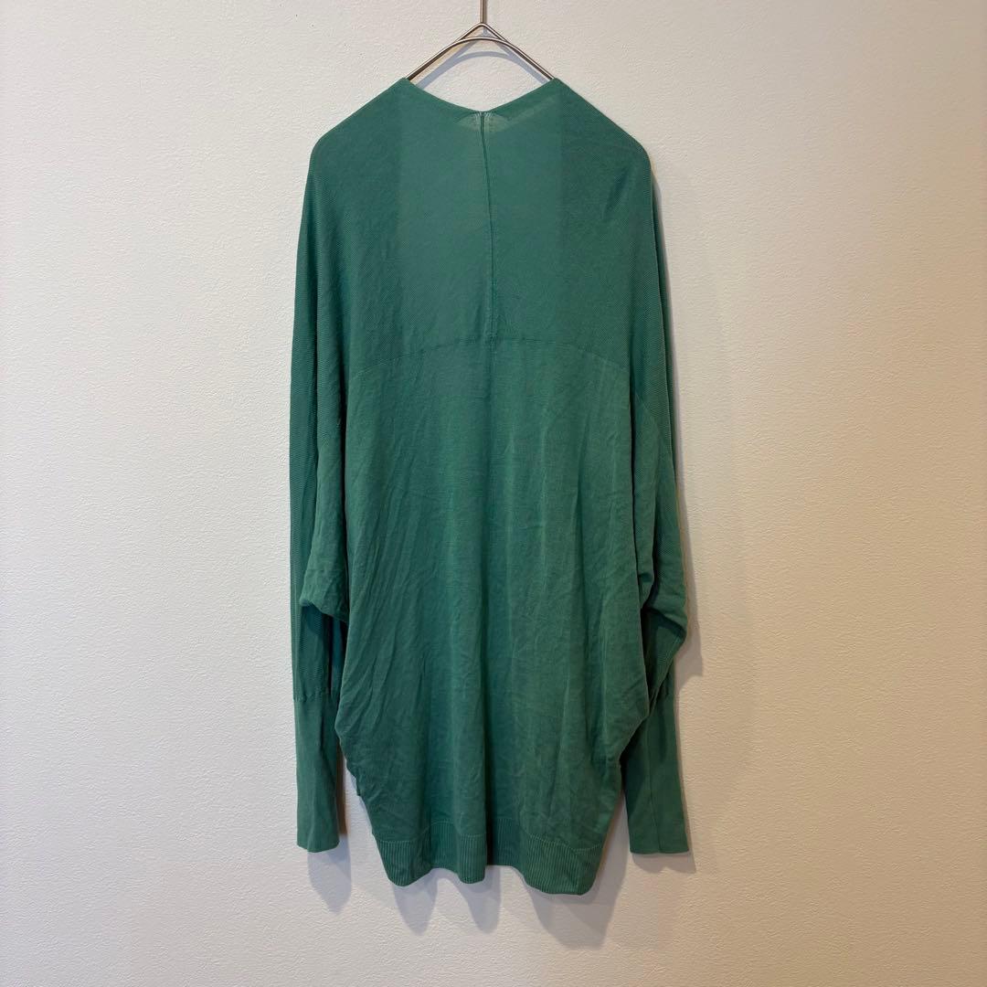A day in the life 長袖カーディガン ドルマン 緑 グリーン 5