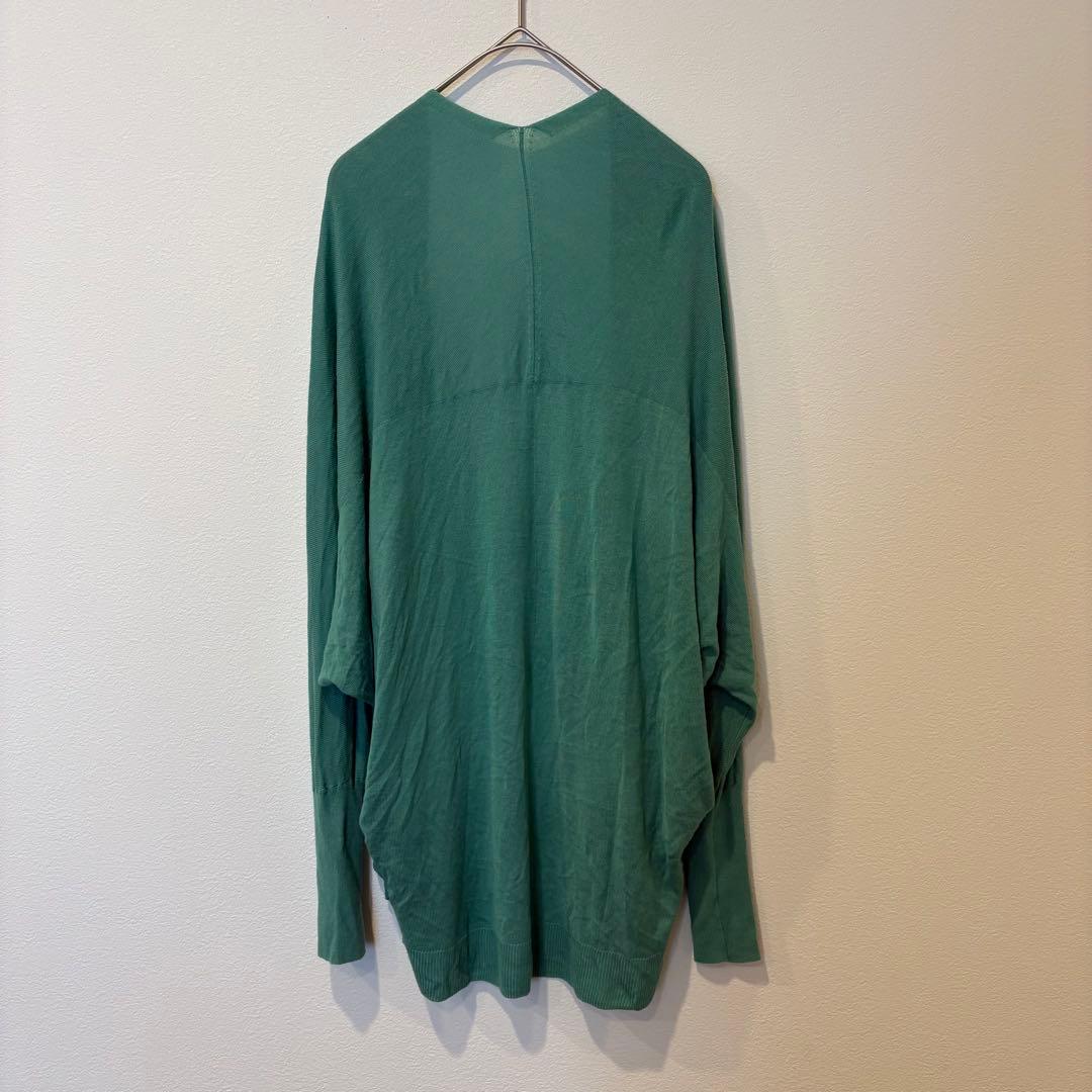 A day in the life 長袖カーディガン ドルマン 緑 グリーン 6