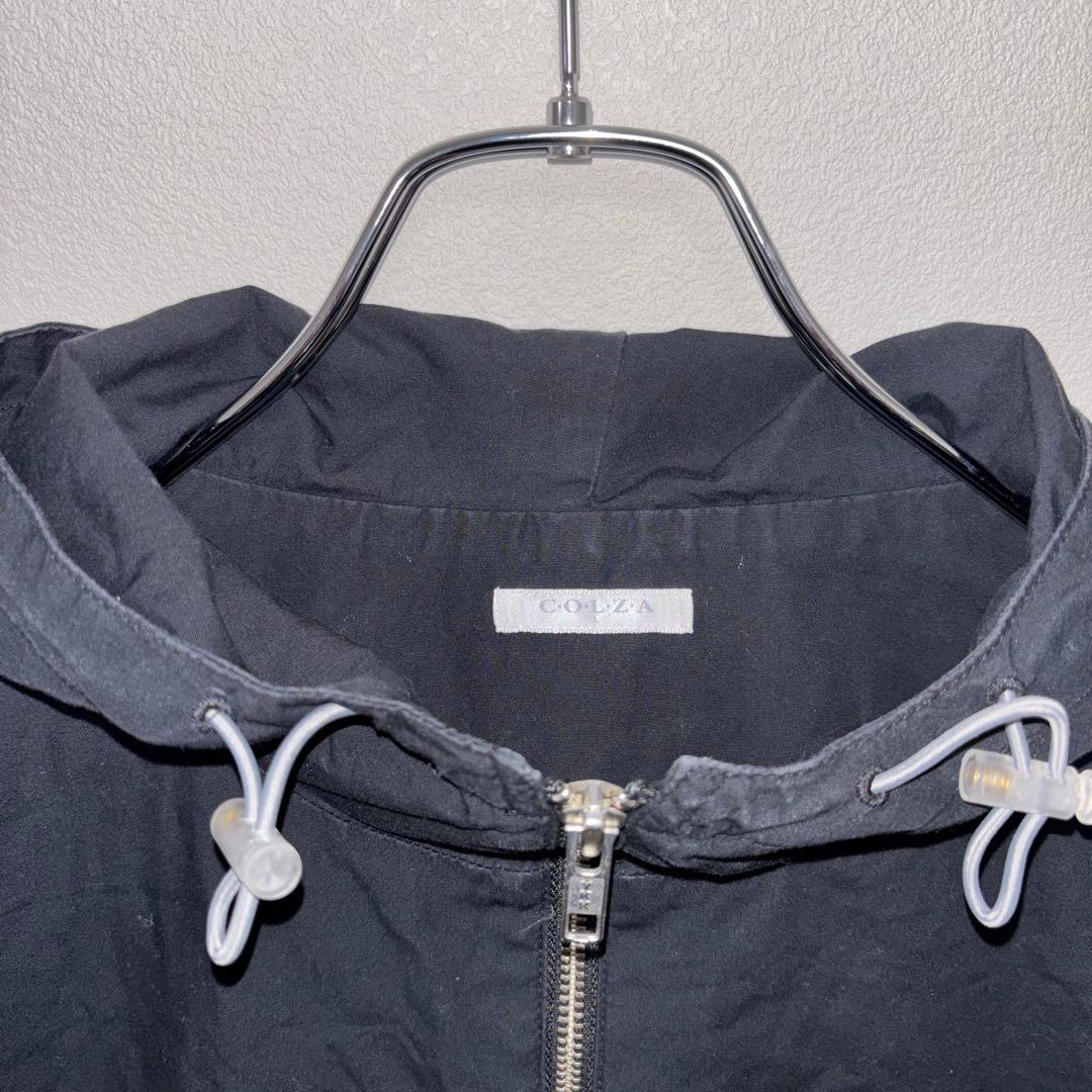 COLZA フード付きマウンテンジップパーカー L ブラックd703 3