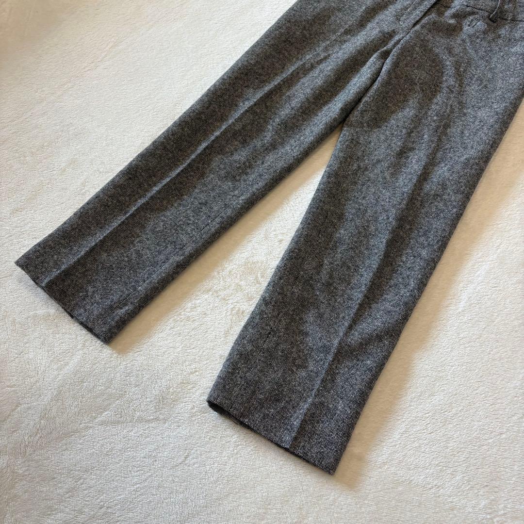 .ナチュラルビューティーベーシック テーパードパンツ グレー XS スラックス 3