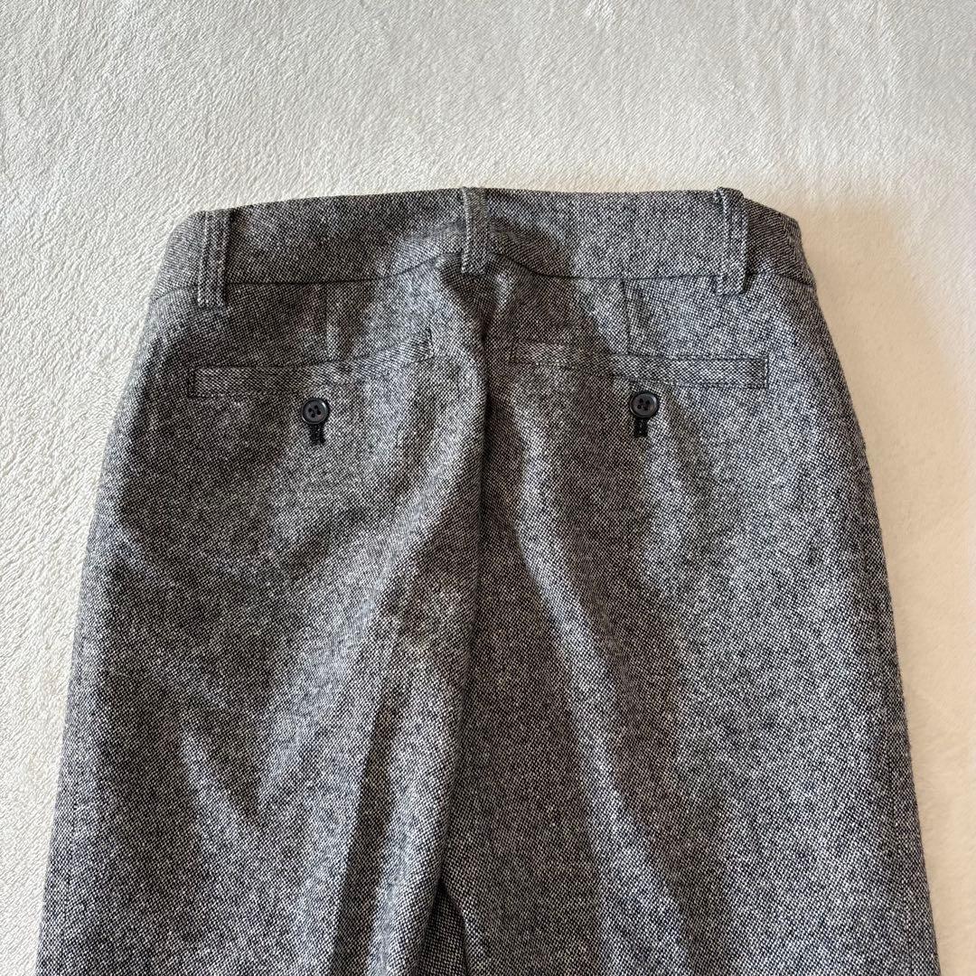 .ナチュラルビューティーベーシック テーパードパンツ グレー XS スラックス 9