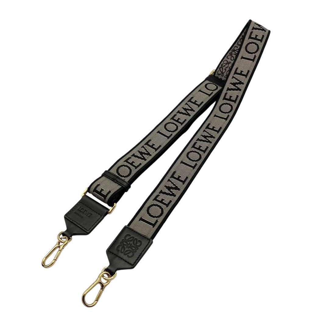 美品✨ ロエベ アナグラム ロゴ ショルダーストラップ ブラック 3