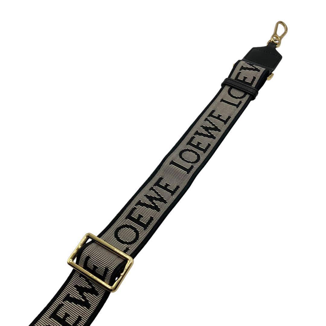 美品✨ ロエベ アナグラム ロゴ ショルダーストラップ ブラック 7