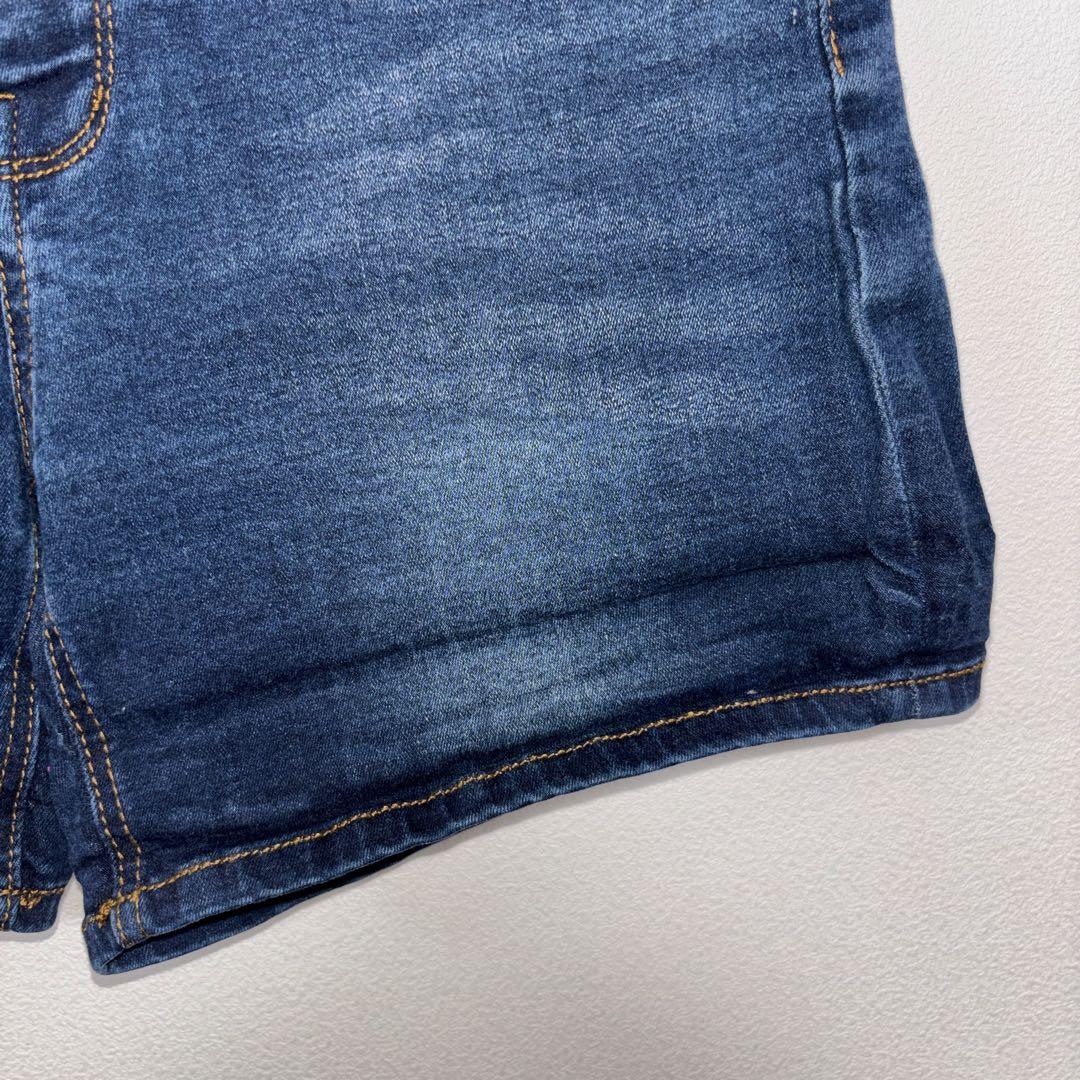 OZOC デニムショートパンツ XS ダークブルーストレッチ有d786 7