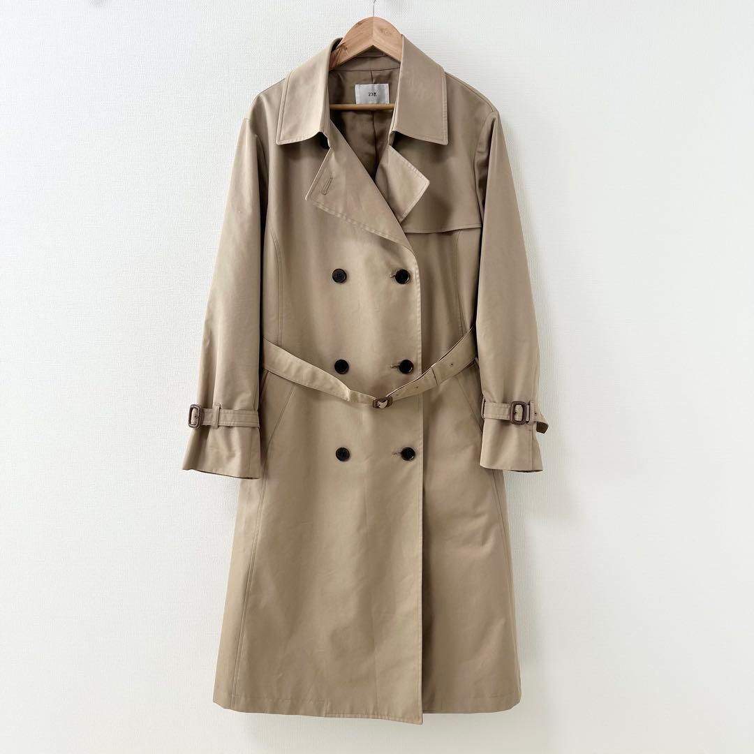 2025SS✨23区 エアータンブラー TCギャバジン ロング トレンチコート