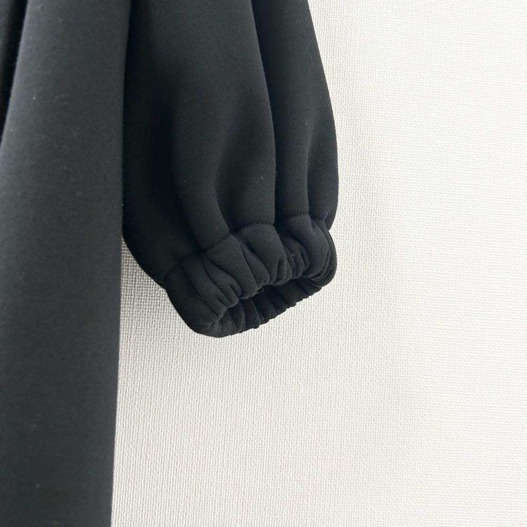 BEARDSLEY ビアズリー　ダンボールギャザーコート　ブラック 7