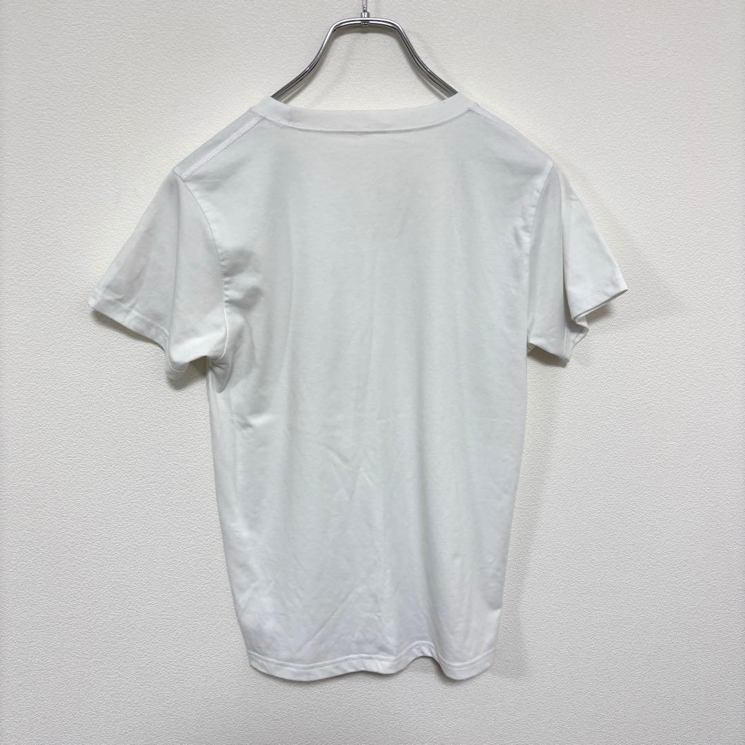 adidasホワイト Tシャツ L半袖ロゴトレーニングウェアd652 13