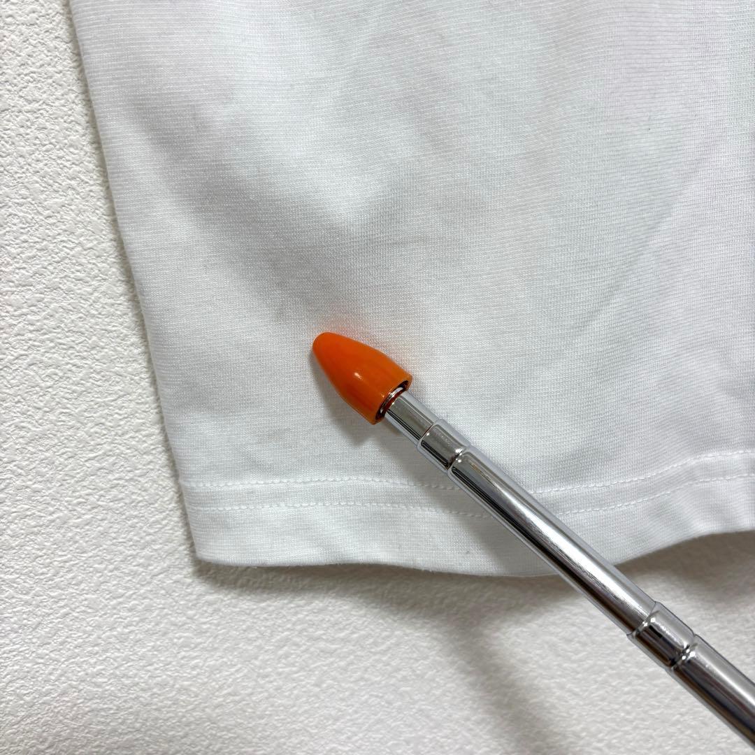 adidasホワイト Tシャツ L半袖ロゴトレーニングウェアd652 16