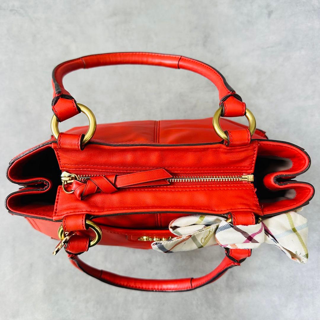 Y2K COACH Ashley RED Leather Handbag 12