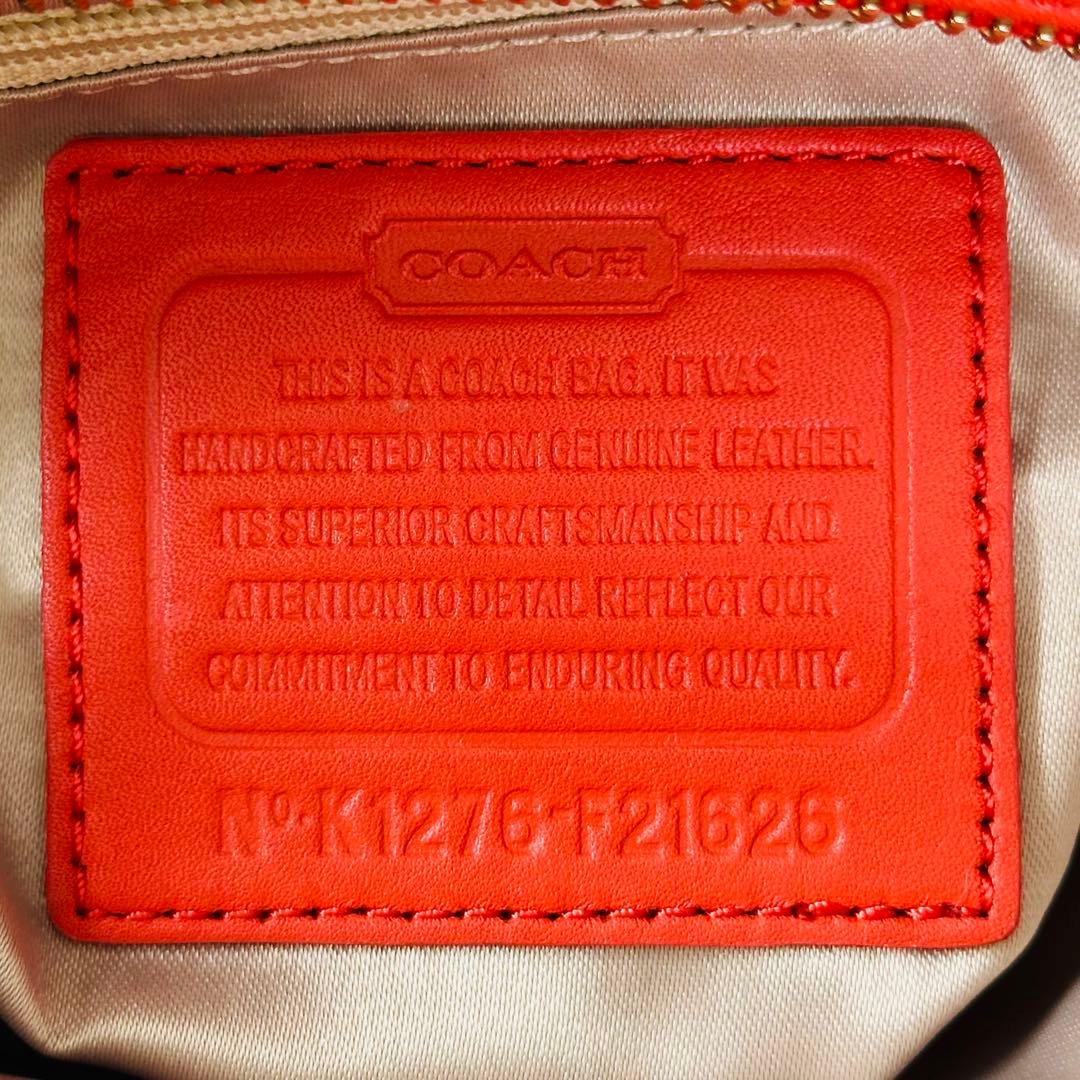 Y2K COACH Ashley RED Leather Handbag 16