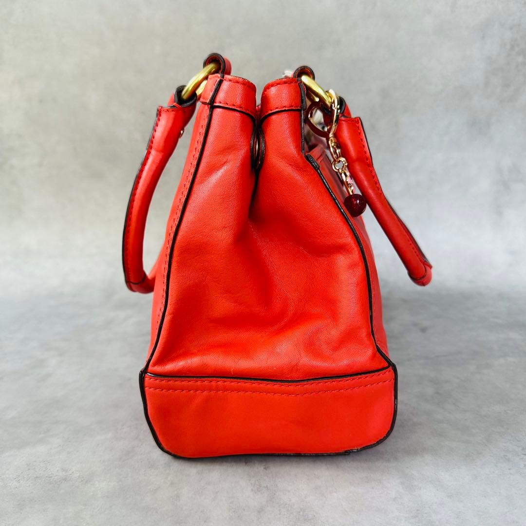 Y2K COACH Ashley RED Leather Handbag 4