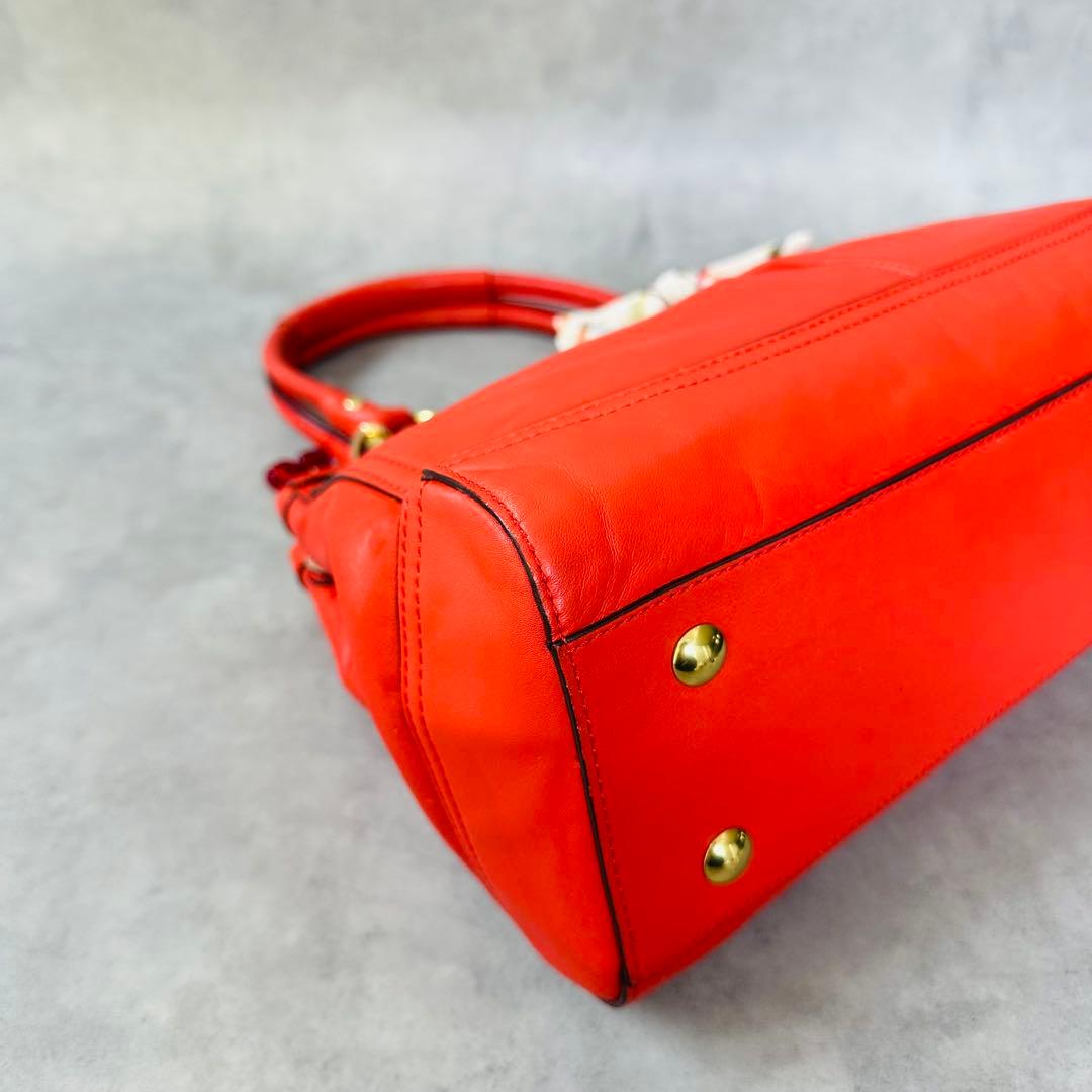 Y2K COACH Ashley RED Leather Handbag 8