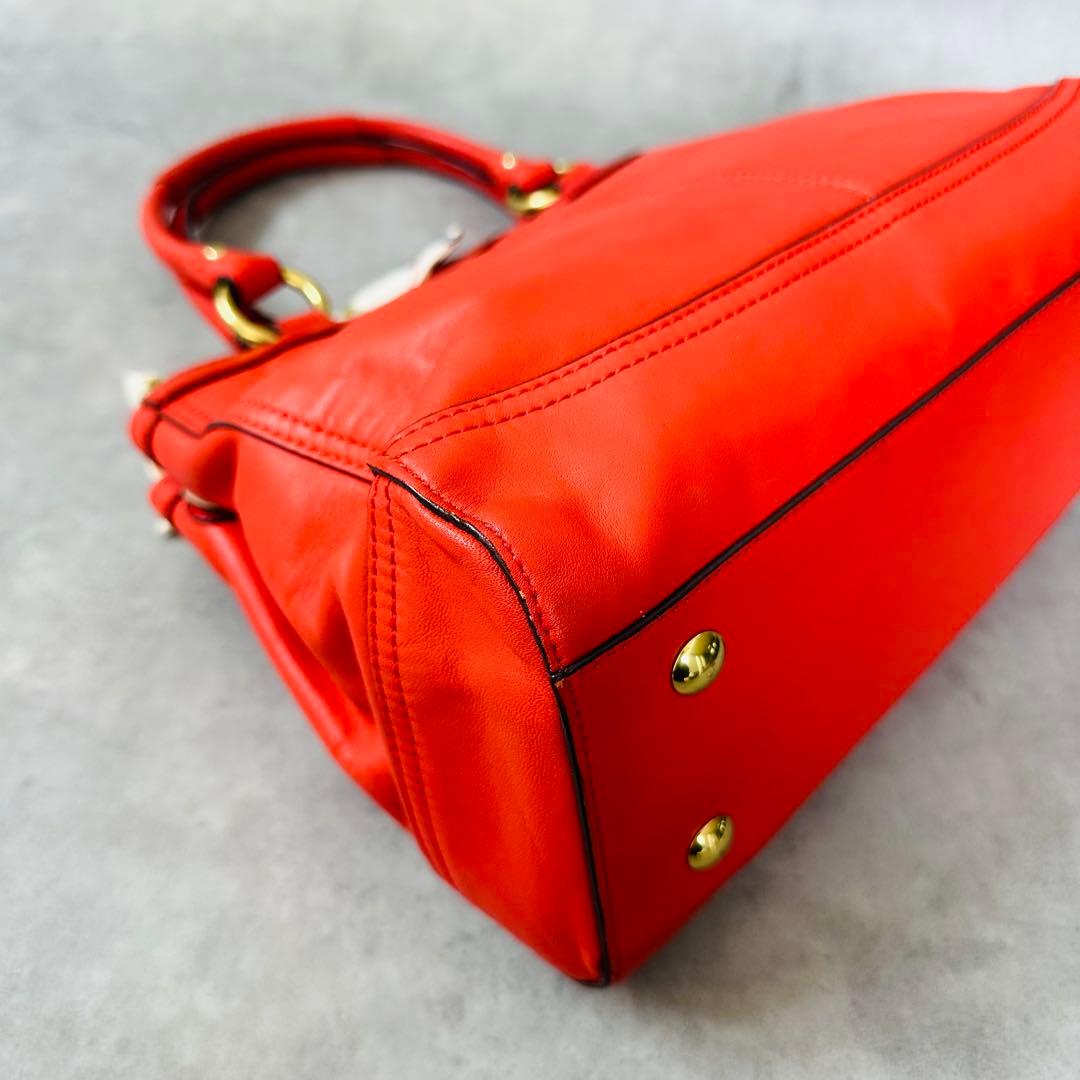 Y2K COACH Ashley RED Leather Handbag 10