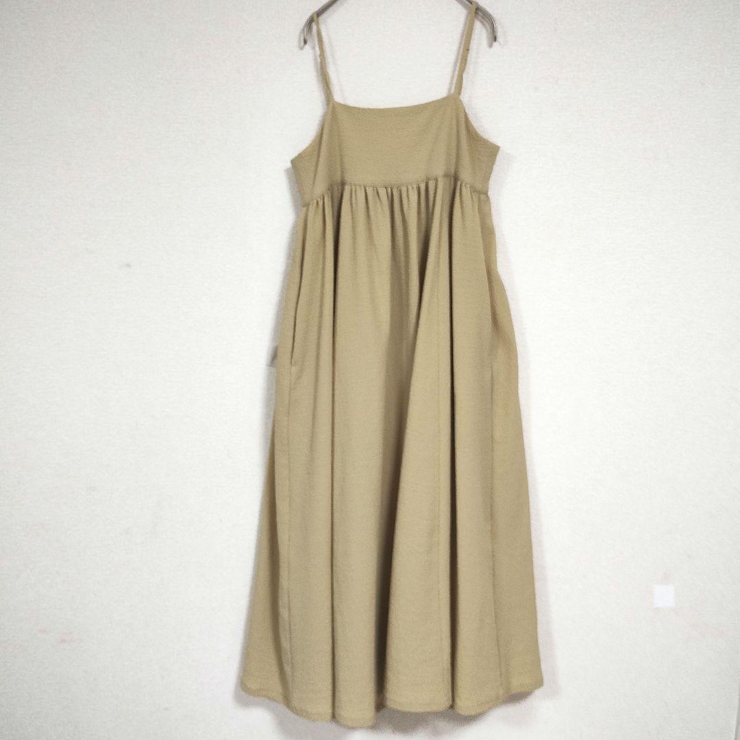 ローリーズファーム ベージュ スリーブレス オールインワン オーバーサイズ 5