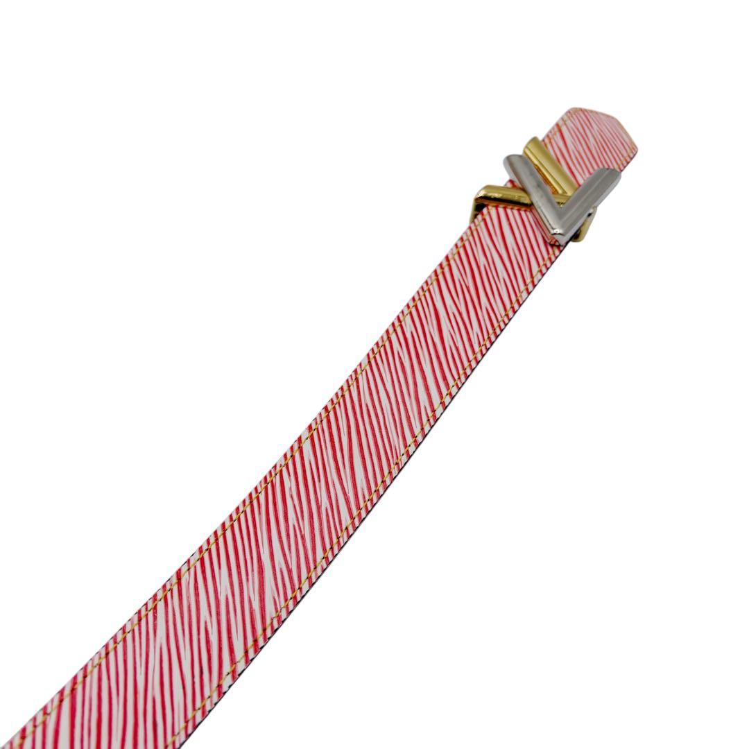 ⭐️良品⭐️ ルイヴィトン ベルト エピ サンチュール ツイスト LV 4