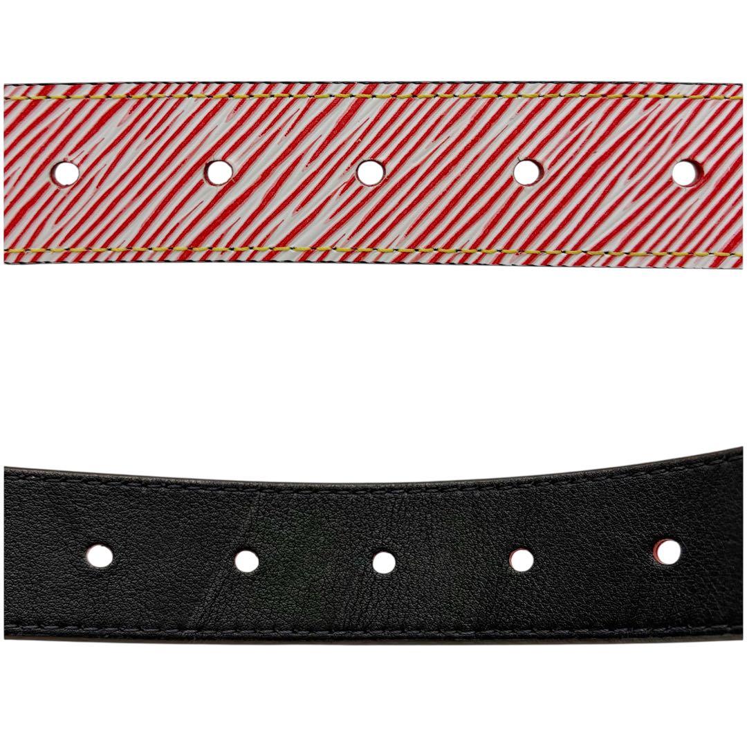 ⭐️良品⭐️ ルイヴィトン ベルト エピ サンチュール ツイスト LV 8