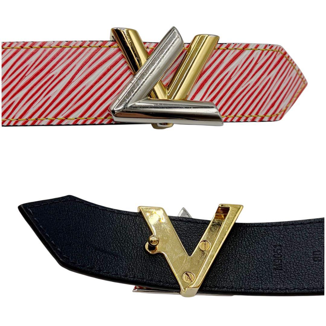 ⭐️良品⭐️ ルイヴィトン ベルト エピ サンチュール ツイスト LV 9
