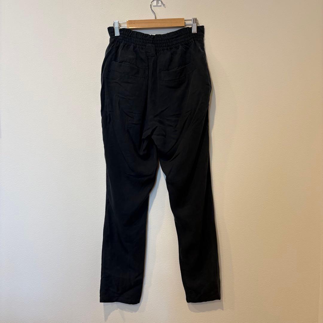 シンプリシテェ スラックス テーパード 黒 ブラック　M カジュアル　無地 4